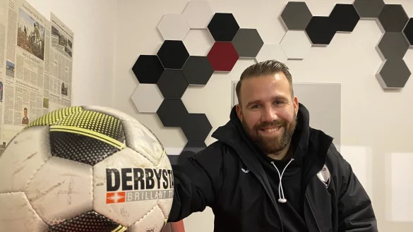 Im Vereinshaus am Werresportplatz: Post-Jugendobmann Patrick Budde. - &copy; Sebastian Lucas(LZ)