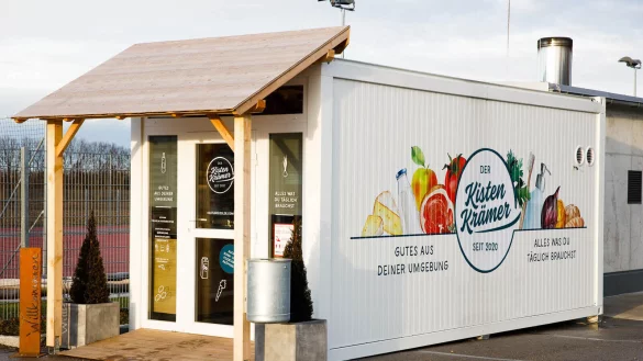 Im August &ouml;ffnete der Nahversorger als bundesweit erster Kistenkr&auml;mer in L&uuml;erdissen. - &copy; Franz Reiterer