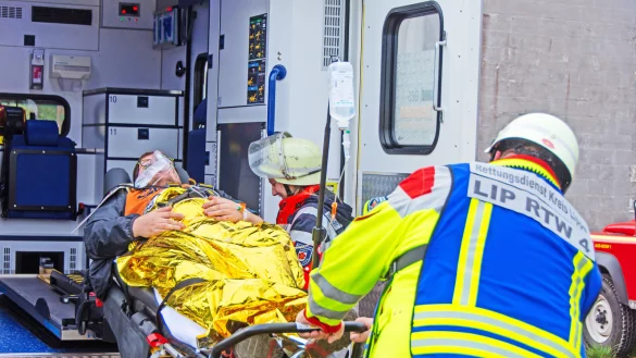 Der Rettungsdienst des Kreises ist immer zur Stelle, nicht nur bei Übungen wie 2019 in der Senne. - © Raphael Bartling