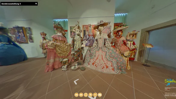 Anl&auml;sslich der Sonderausstellung hat das Weserrenaissance-Museum seinen virtuellen Rundgang aktualisiert. - &copy; WRM