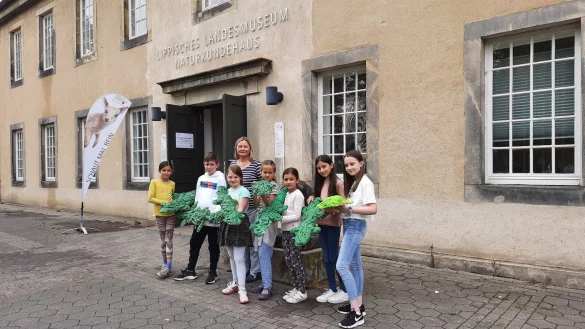 Krokodile mitten in Detmold. - &copy; Lippisches Landesmuseum