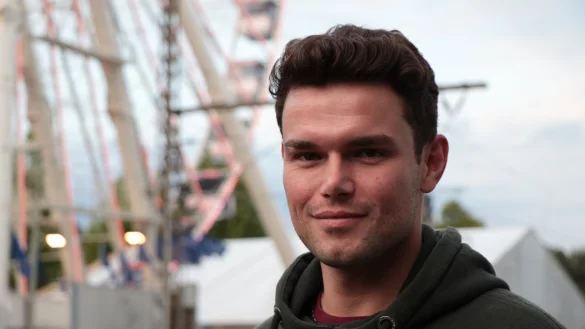 Niklas Jandusch auf Libori 2023 - kurze Zeit nach Bekanntwerden seiner Teilnahme bei "GNTM". - &copy; Holger Kosbab