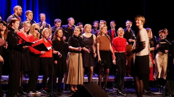 Pop Up und Vode begeisterten unter Leitung von Anne Kohler im Sommertheater. - &copy; Thomas Kr&uuml;gler