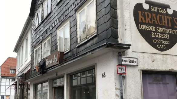 Das Haus Kracht in der Breiten Stra&szlig;e befindet sich in keinem guten Zustand. Es sollte mehrfach versteigert werden. - &copy; Nico D&uuml;llmann