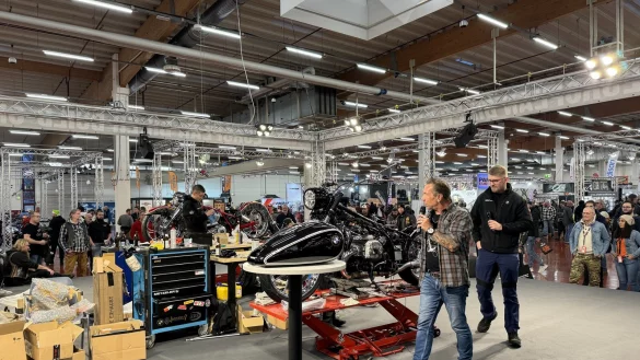 Bei dem European Biker Build Off tritt das Team des BMW-Vertragsh&auml;ndlers Becker-Tiemann gegen das Team von Styrian Motor Cycle aus &Ouml;sterreich an. - &copy; Heidi Stork