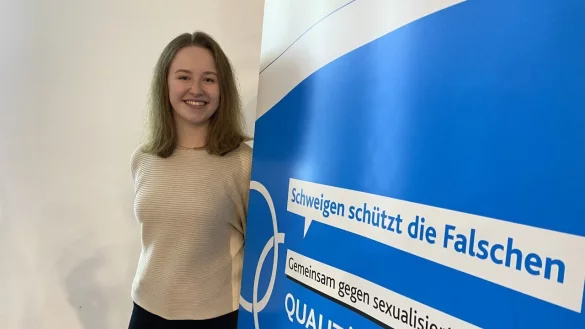 Christin G&ouml;rtler, Fachkraft f&uuml;r Pr&auml;vention sexualisierter Gewalt im Sport, steckt tief in der Materie drin und unterst&uuml;tzt die Vereine. - &copy; Sebastian Lucas
