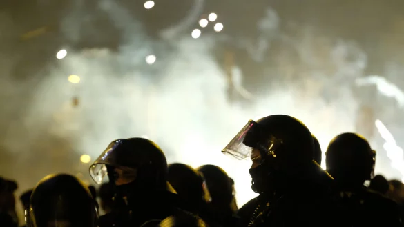 An Silvester kommt es h&auml;ufig zu Straftaten. 2020 wurden in einem Leipziger Stadtteil Beamte gar regelrecht gezielt angegriffen. - &copy; Sebastian Willnow