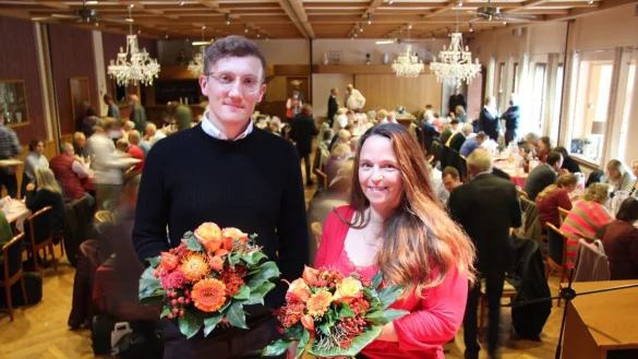 Lasse Huxoll und Katrin Freiberger sind die neue Doppelspitze der lippischen SPD. - &copy; Archivfoto: Nadine Uphoff