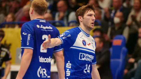 Lukas Zerbe und seine TBV-Kollegen m&ouml;chten den SCM-Express aufhalten. - &copy; J&ouml;rg Hagemann