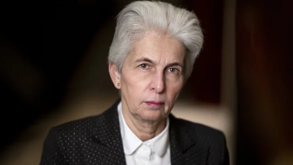 Marie-Agnes Strack-Zimmermann (FDP), Vorsitzende des Verteidigungsausschusses des Bundestags, kritisierte im Interview, dass Deutschland bisher keine Strategie habe. - &copy; Fabian Sommer