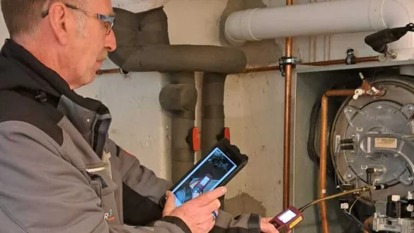 Derzeit &uuml;berpr&uuml;ft eine Firma f&uuml;r die Stadtwerke Detmold alle Ger&auml;te im Detmolder Gasnetz auf ihre H-Gas-Eignung. - &copy; Anne Wolf