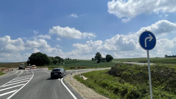 Freie Fahrt zwischen Steinheim und Hagedorn beziehungsweise Ruensiek. - &copy; Silke Buhrmester