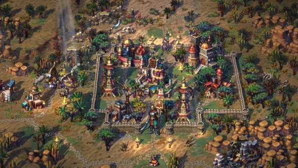 Die Pixeloptik ist stimmig, aber nat&uuml;rlich kein Grafikbrett. Aber dass es das nicht sein muss, hat Heroes 3 schon vor 25 Jahren gewusst. - &copy; Coffee Stain