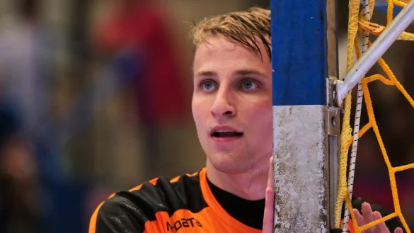 Finn Zecher bestreitet sein letztes Heimspiel in der Phoenix-Contact-Arena. - &copy; J&ouml;rg Hagemann