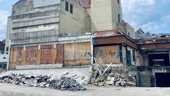 Das Hornsche Tor wird in K&uuml;rze abgerissen und gegen einen Neubau ersetzt. Die ersten kleineren Arbeiten haben bereits begonnen. - &copy; CDU Detmold