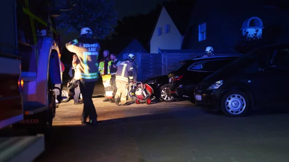 30 Einsatzkr&auml;fte waren in Kachtenhausen im Einsatz. - &copy; Freitag TV
