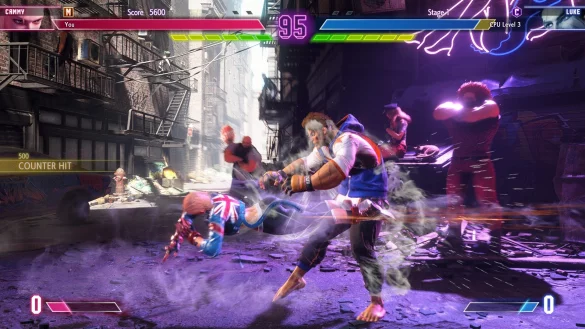 "Cammy" vs. "Luke" nur eines der vielen m&ouml;glichen Battles in "Street Fighter 6". Jeder Charakter hat einen sehr individuellen Kampfstil. - &copy; Street Fighter 6