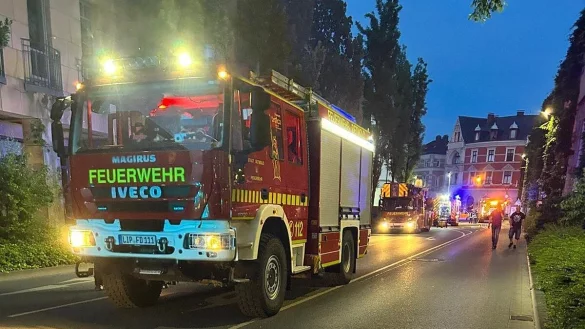 Die Feuerwehr musste einen Kellerbrand in einem Detmolder Hotel l&ouml;schen. - &copy; O. B&ouml;ttcher