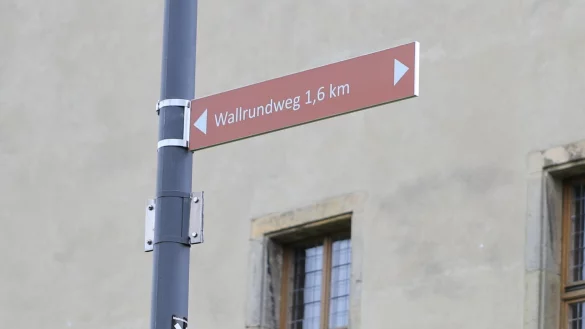 Die Arbeiten an der nord&ouml;stlichen Wallanlage in der Altstadt stehen vor dem Abschluss. - &copy; Archivfoto: Patrizia Lerch