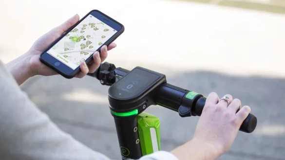 Die Lime Bike App - &copy; Lime Bike