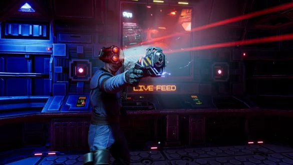 Das Remake von "System Shock" kombiniert das genre-definierende Gameplay des kultigen Originalspiels mit neuer HD-Grafik, aktualisierter Steuerung und v&ouml;llig neuen Sounds und neuer Musik. - &copy; Nightdive Studios/Prime Matter