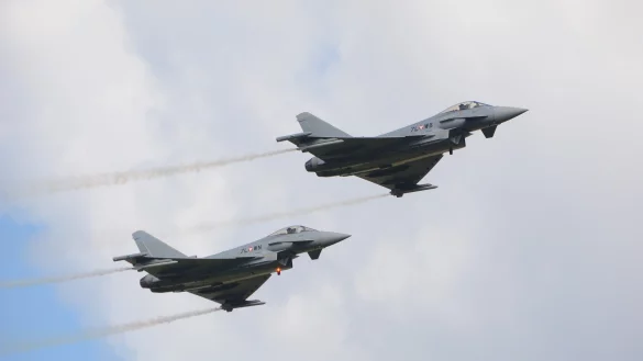 Zwei Eurofighter der Luftwaffe durchbrachen am Montag die Schallmauer. (Symbolfoto) - &copy; Pixabay