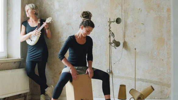 Das Duo "a.mie" tritt bei den Kulturh&auml;ppchen auf und startet die Reihe am 1. Juni an der Steege. - &copy; Fotorechte: Duo "a.mie"