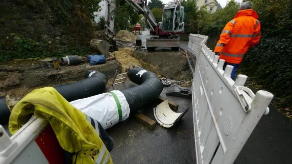 Detmold hat früher viel in Fernwärme investiert - wie hier im Alten Postweg. Doch gerade jetzt wirke laut Grünen das Verhalten eher zögerlich in Sachen Fernwärme. - © Jost Wolf