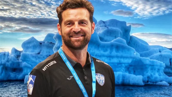 Florian Kehrmann trug in Reykjavik erstmals als Trainer die Verantwortung auf internationaler B&uuml;hne. - &copy; J&ouml;rg Hagemann