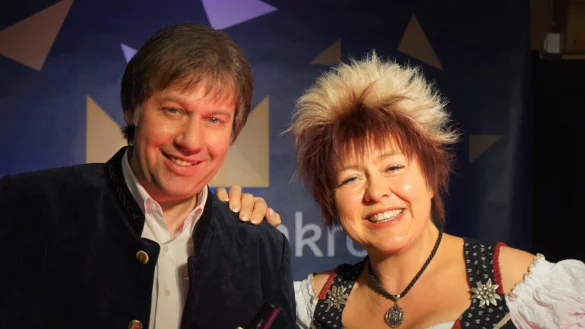 Moonlight-Steffi mit Komponist und Duettpartner Frank Schlüter. - © Maitis-Media