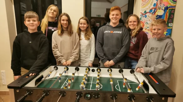 Wollen f&uuml;r Jugendliche in D&ouml;rentrup was bewegen: die Mitglieder des neuen Jugendbeirates in Gr&uuml;ndung (von links) S&ouml;nke Veldink, Sozialp&auml;dagogin Johanna M&uuml;ller (D&ouml;Ju), Anna Meierjohann, Alea Tinnemeier, Nils Diekmann, Emily Schr&ouml;der und Nico Vieregge. - &copy; Sylvia Frevert