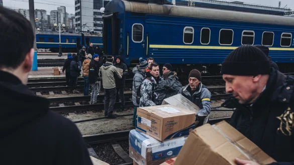 Tatjana Kiel beteiligte sich zuletzt unter anderem bei einer Hilfsorganisation, die Hilfsg&uuml;ter f&uuml;r die Ukraine bereitstellte. (Symbolbild) - &copy; Diego Herrera/dpa
