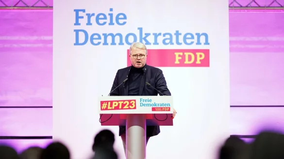 Frank Sch&auml;ffler ist Bezirksvorsitzender der FDP Ostwestfalen-Lippe und Mitglied des Deutschen Bundestags. - &copy; Friso Gentsch