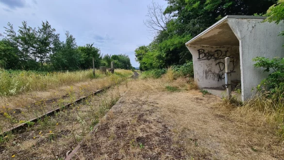 So sieht der alte Bahnhof in Bega heute aus. - © Nadine Uphoff