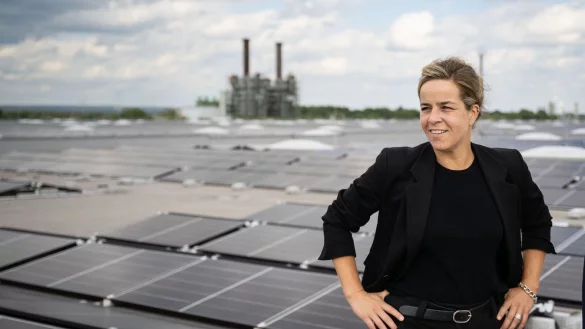 Mona Neubaur (Gr&uuml;ne) ist Ministerin f&uuml;r Wirtschaft, Industrie, Klimaschutz und Energie in NRW. - &copy; picture alliance/dpa
