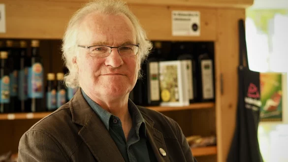 Uwe Gehring engagiert sich im Vorstand des "Dorf Laden H&auml;ger". F&uuml;r das Projekt engagieren sich viele Menschen aus der n&auml;heren Umgebung. - &copy; Phyllis Frieling