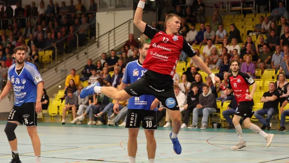 Oleksii Tomashevskyi steuerte einen Treffer zur 34:35-Derbyniederlage bei. Foto: Paul Cohen - &copy; Paul Cohen