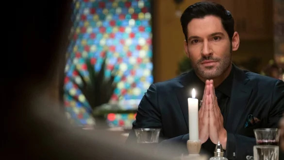 "Lucifer" sollte eigentlich nach drei Staffeln abgesetzt werden. Auch Hauptdarsteller Tom Ellis hat sich f&uuml;r die Fortsetzung eingesetzt. - picture alliance / Everett Collection | &copy;Netflix/Courtesy Everett Collection