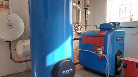 Diese Heizungsanlage ist samt Brenner frisch gewartet. - &copy; Carolin Brokmann-F&ouml;rster