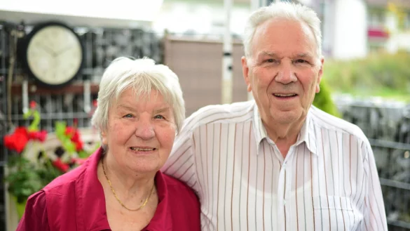 Marianne und J&uuml;rgen Deicken feiern Diamantene Hochzeit. - &copy; Nicole Ellerbrake