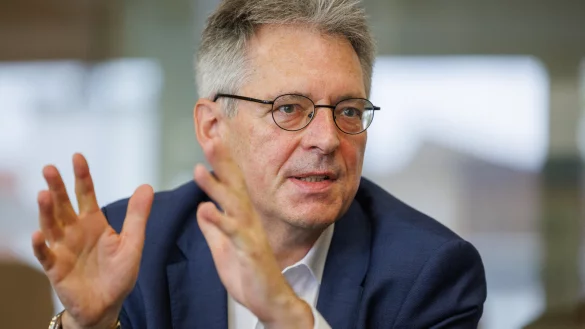 Der Mindener Bundestagsabgeordnete und Chef der NRW-SPD, Achim Post, stellte sich den Fragen dieser Redaktion. - &copy; Oliver Krato