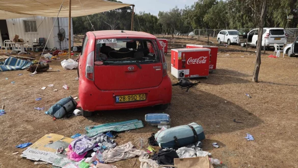 Hamas-K&auml;mpfer schossen auf dem "Supernova"-Festival in Israel stundenlang auf die fl&uuml;chtenden Menschen und verschleppten auch viele in den Gazastreifen. - &copy; AFP or licensors