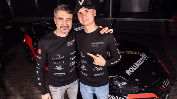 Vater und Sohn erfolgreich: Osman und Gian Luca T&uuml;ccaroglu. - &copy; Gruppe C/Porsche-Sports-Cup