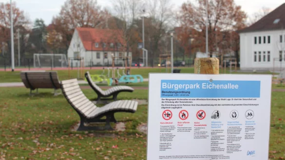 Im B&uuml;rgerpark Eichenallee kann man sich ausruhen, aber auch Sport treiben. Die Koalition aus CDU,FDP und Gr&uuml;nen k&ouml;nnte sich vorstellen, dass hier Sportger&auml;te aufgebaut werden, die besonders f&uuml;r &auml;ltere Menschen geeignet sind. - &copy; Sandra Castrup