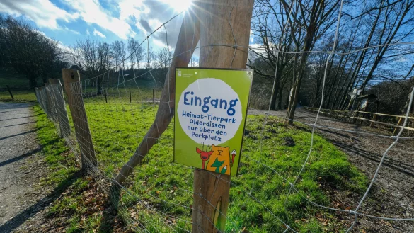 Der Zaun am Tierpark Olderdissen. - &copy; Foto: Andreas Zobe/NW