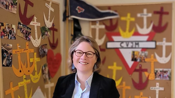 Sie will begeistern und Halt bieten: Anne-Christin Franke engagiert sich beim CVJM - und das mit Leidenschaft. - &copy; Katrin Kantelberg