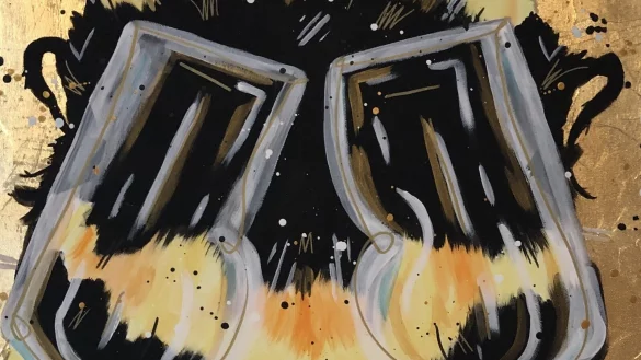 "my universe": Mareike L&uuml;bbe stellt im Kalletaler Rathaus aus. - &copy; Gemeinde Kalletal