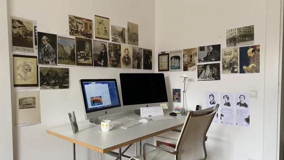 Das Foto entstand w&auml;hrend des Schreibprozesses im heimischen B&uuml;ro in M&uuml;nchen. - &copy; Dirk Liesemer