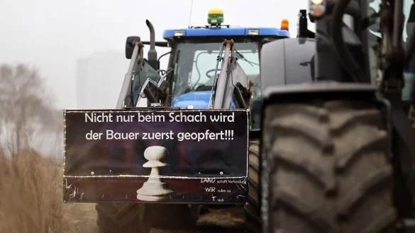 Auch der Vereinigung "Land schafft Verbindung" wird vorgeworfen, sie sei von Rechtsextremen unterwandert. Sie streitet das ab. - &copy; IMAGO/Panama Pictures