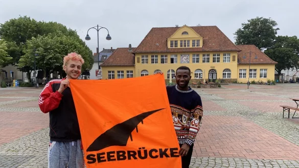 Ela und Abu auf dem Siggi - &copy; Heimo Stefula